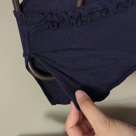 RW&CO. Black Embellished V-neck T-shirt - Picture 6 of 6